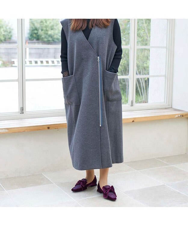 MODE ET JACOMO <MODE ET JACOMO>ベルベットリボンローファー ワインキジ