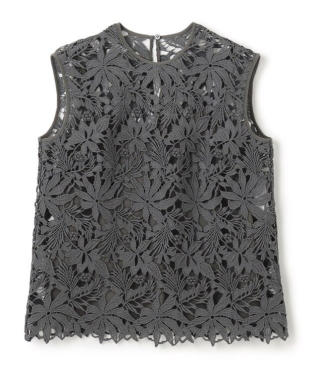 BEIGE， NARCISSUS / レースブラウス Slate