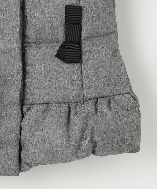 組曲 KIDS 【110-140㎝】ウールライク ダウンコート ライトグレー系