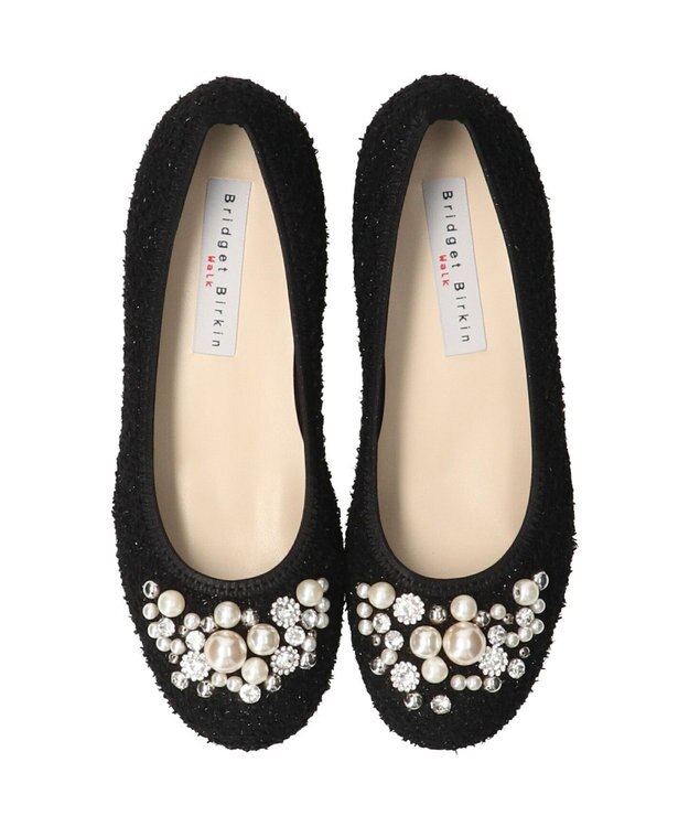 Bridget Birkin 【Bridget Birkin walk】パールビジューウォーキングパンプス ブラック