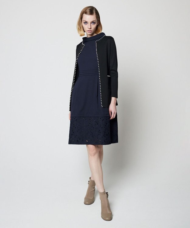 TOCCA 【洗える】STYLE ICON ドレス ネイビー系