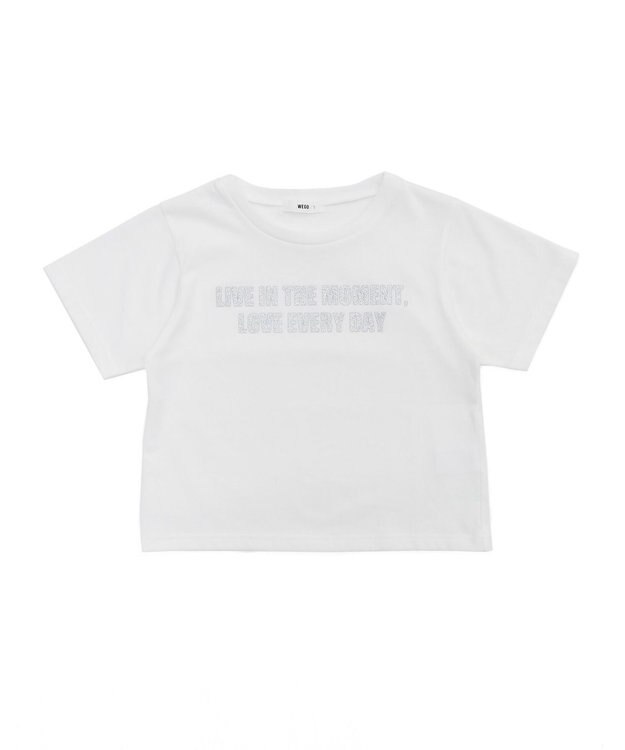 WEGO ロゴラメちびT ホワイト