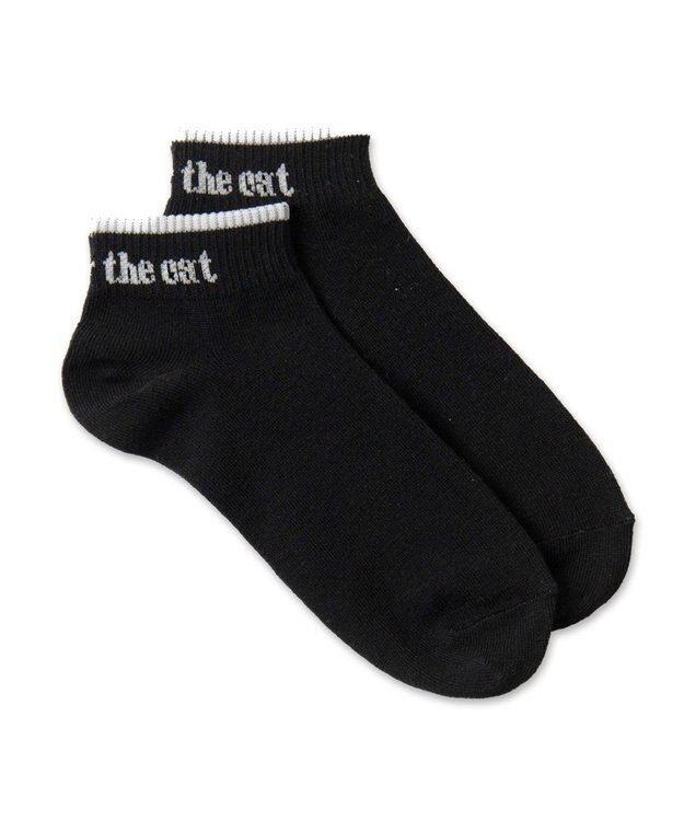 WEGO ラインロゴショートソックス ブラック