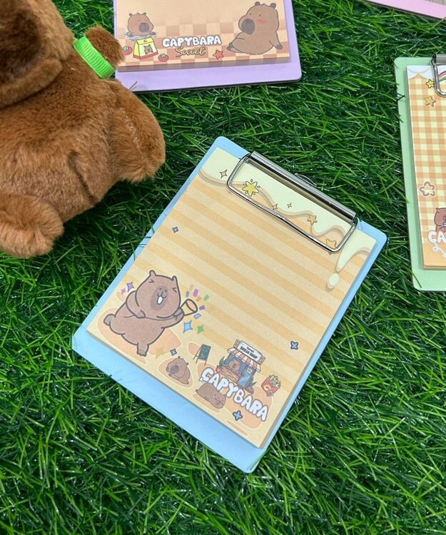 WEGO バインダー付きカピバラメモ 柄4