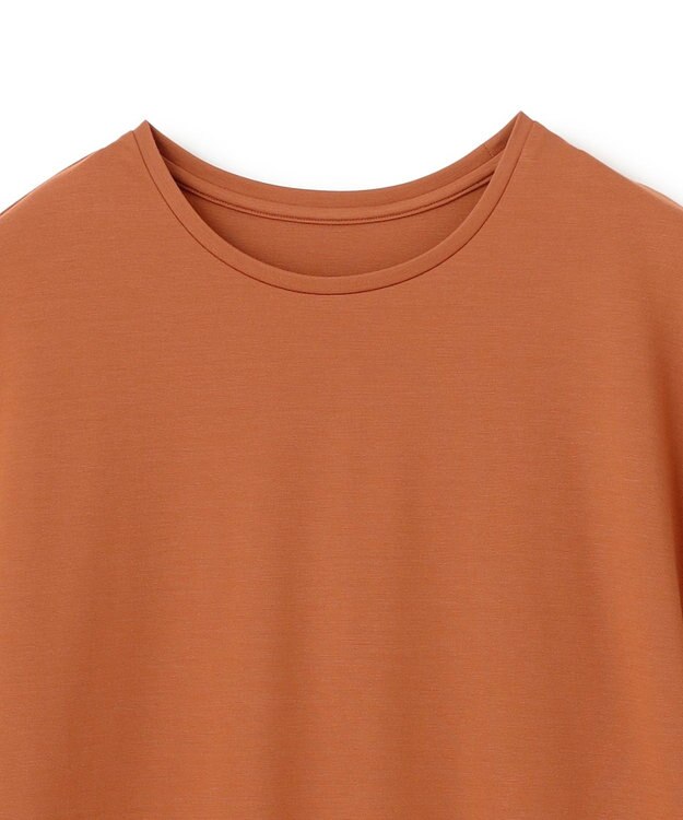 UNFILO BEAUTY FORM フレンチスリーブTシャツ ブラウン