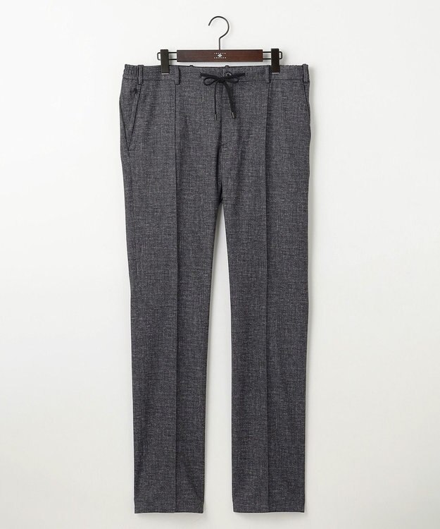 JOSEPH ABBOUD 【キングサイズ・ウエストも伸びる！/ストレッチ/弱撥水】フランネルジャージ コンフォートパンツ グレー系