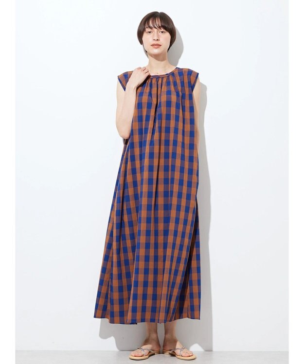 AMERICAN HOLIC 接触冷感ショルダータックワンピース2 Check