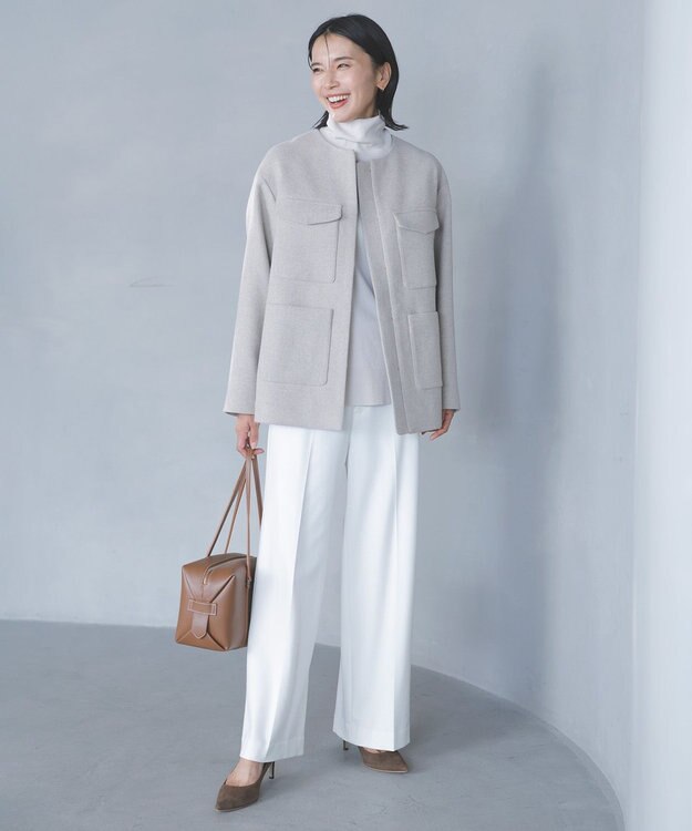 UNFILO beauty warm ワイドパンツ [WEB限定]オフ