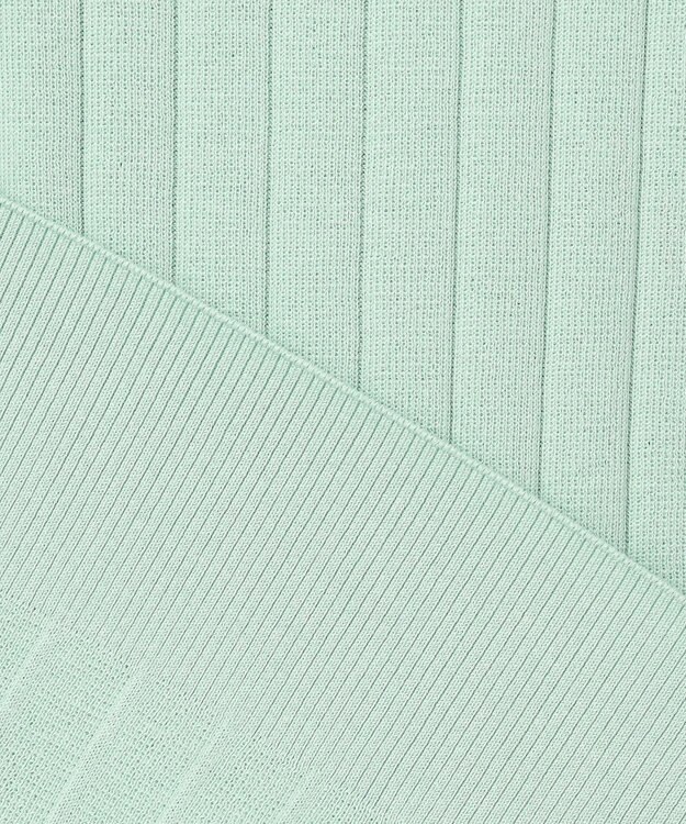 J.PRESS LADIES L 【洗える】Cotton Acetate ストライプ ニット プルオーバー ミント系