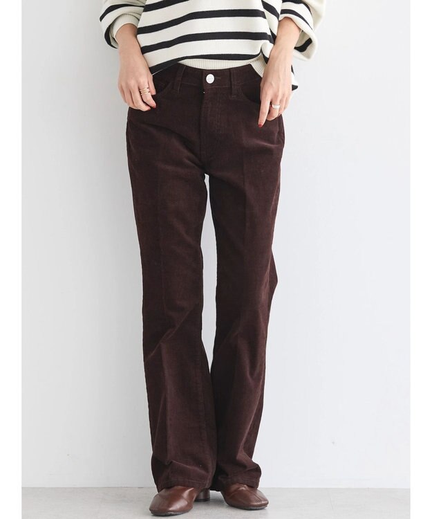 AMERICAN HOLIC コーデュロイフレアパンツ Brown