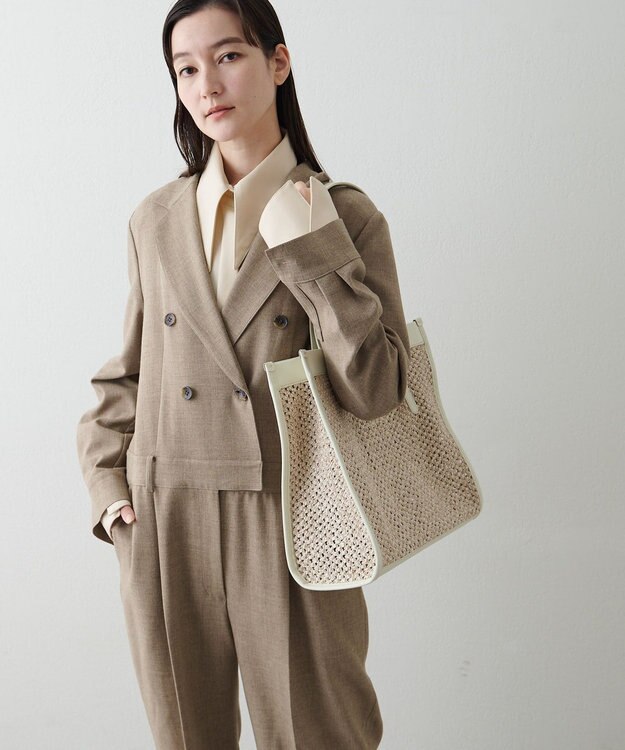 IACUCCI 【予約】ジュリエッタ RETE PAGLIA/RUGA アイボリー