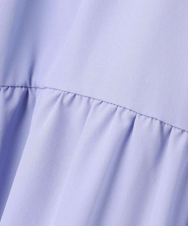 ANY SIS 【洗える・2SET】ダンボール プルオーバー×ギャザー スカート スレート×ブルー