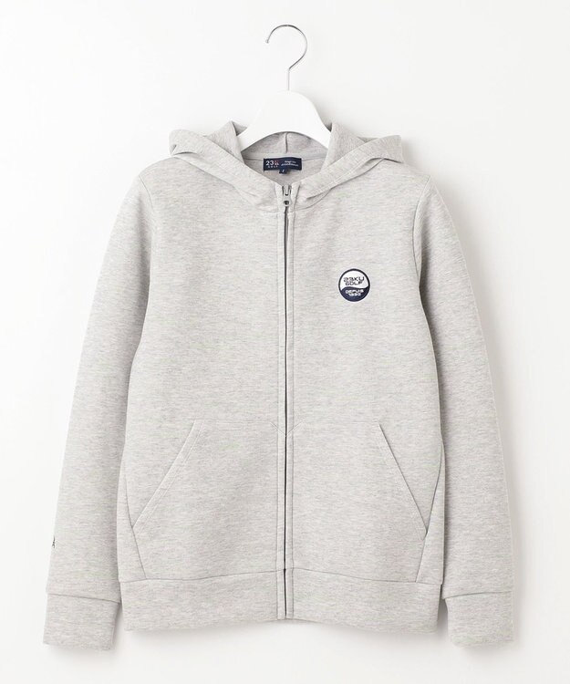 23区GOLF 【WOMEN】【UVケア】ダンボールニット ジップアップパーカー ライトグレー系