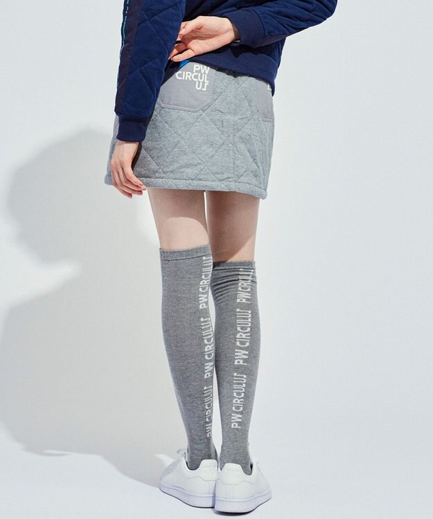 PW CIRCULUS 【裏地付き/防寒】【WOMEN】キルティングスカート グレー系