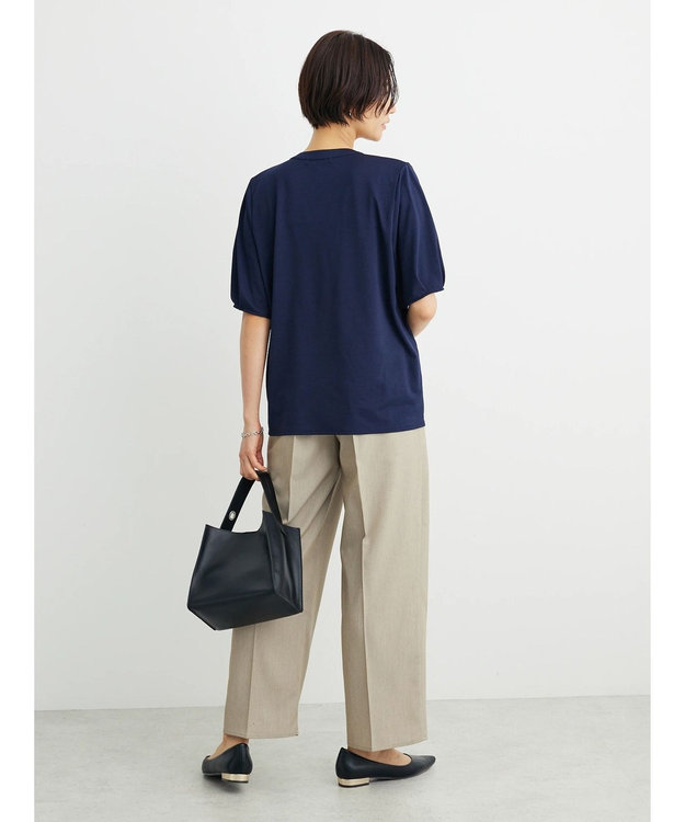 Green Parks BEST PRICE  ２ＷＡＹタック５分袖ブラウソー Dark Navy