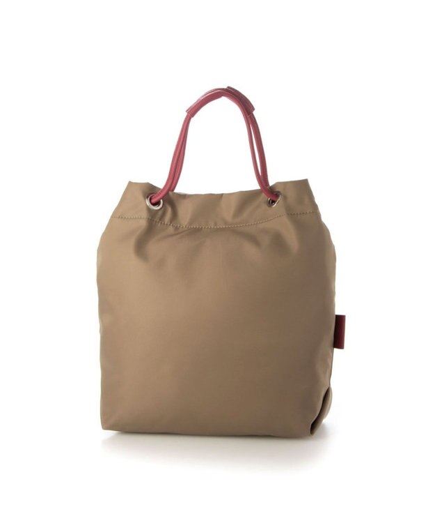 UNBILLION カシュカシュ cachecache / ナイロンツイル牛革付属ハトメショルダー ピンク