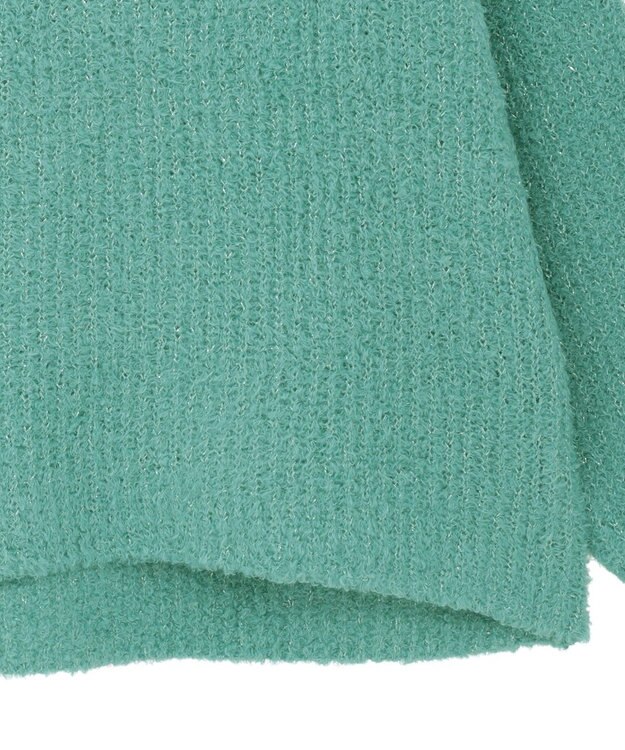 AMERICAN HOLIC ミニシャギーラメニットプルオーバー Green