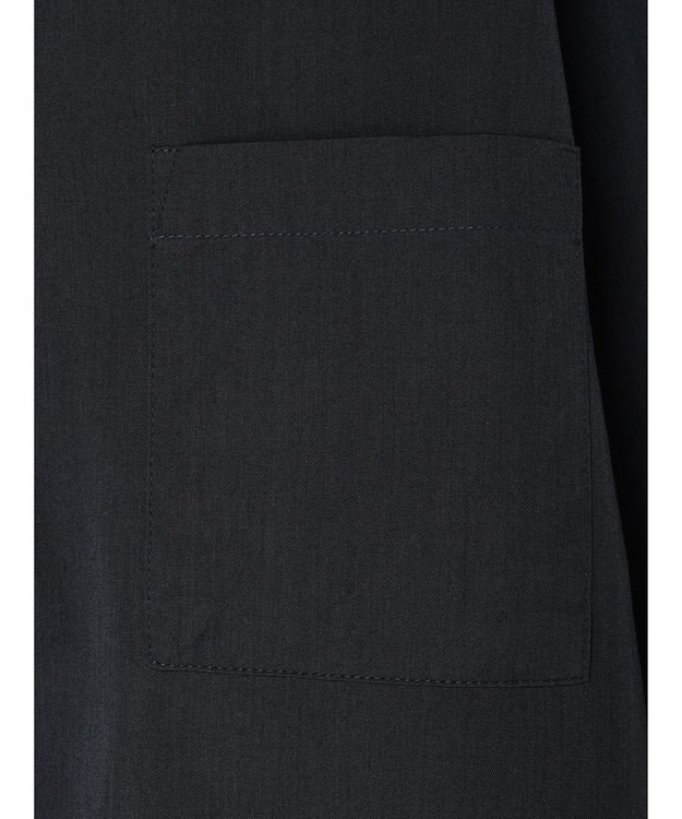 CRAFT STANDARD BOUTIQUE Ｔ／Ｒバンドカラーシャツ Charcoal Gray