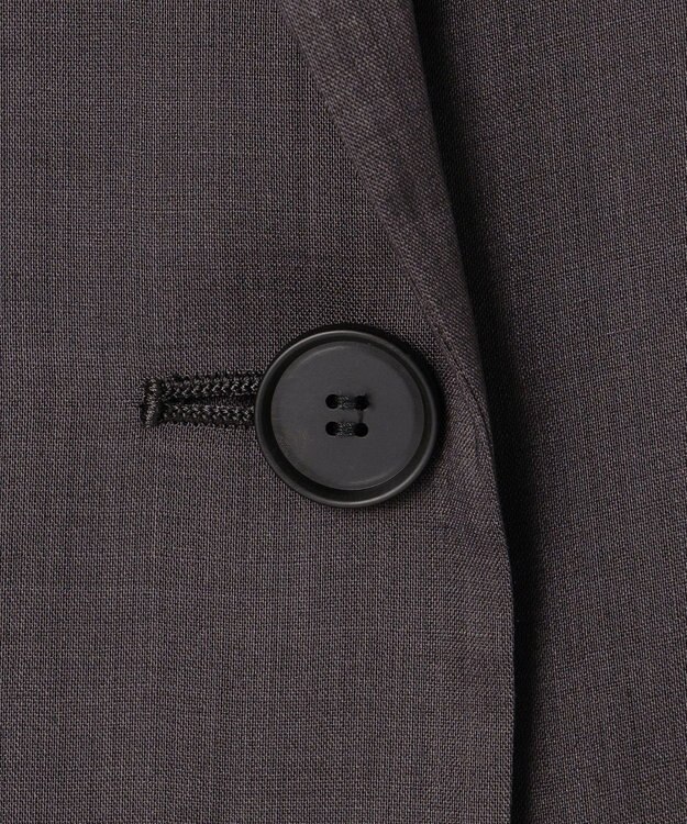 ICB L Peラミーシアータフタ 半袖ジャケット チャコール