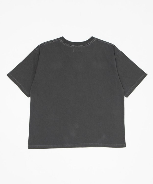 WEGO 【ユニセックス着用ITEM/MLサイズ展開】クロップドグラフィックT（SS） ブラックその他