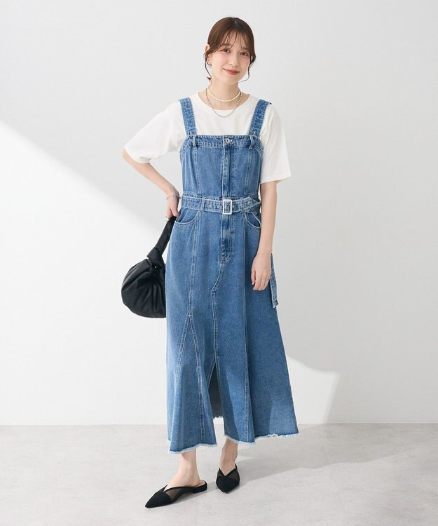 Green Parks ・ＳＵＧＡＲ　ＳＰＯＯＮ　デニムマーメイドジャンスカ Indigo