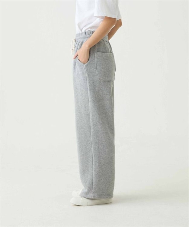 caqu ワイドシルエット スウェットパンツ gray