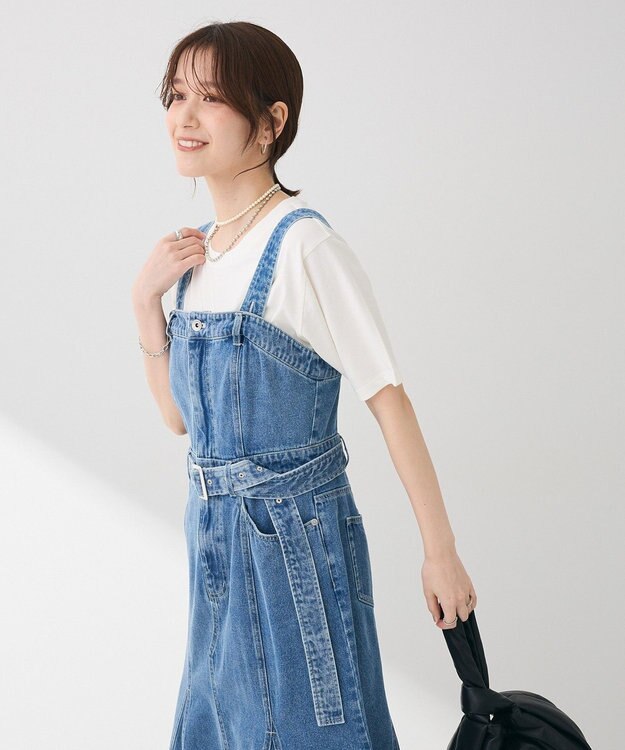 Green Parks ・ＳＵＧＡＲ　ＳＰＯＯＮ　デニムマーメイドジャンスカ Indigo