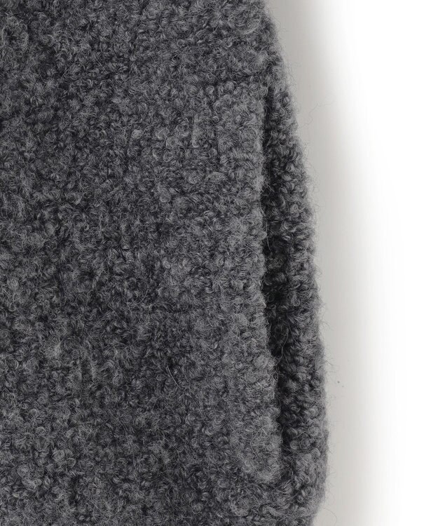 23区 【洗える】ブークレニット ブルゾン グレー系