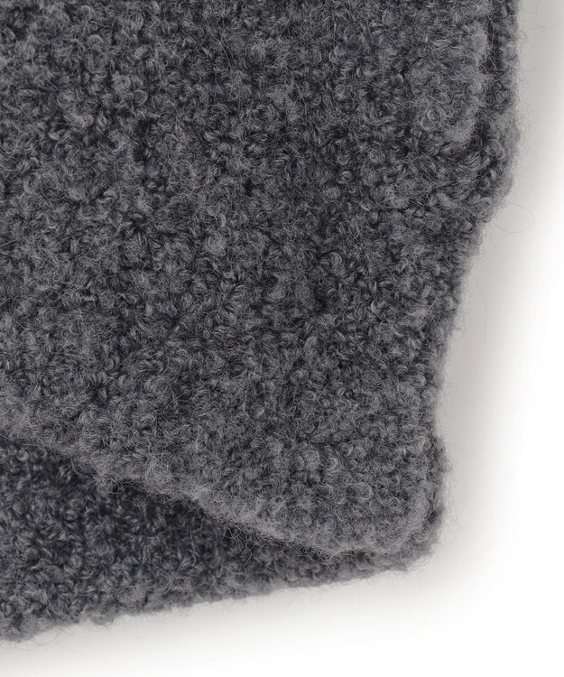 23区 【洗える】ブークレニット ブルゾン グレー系