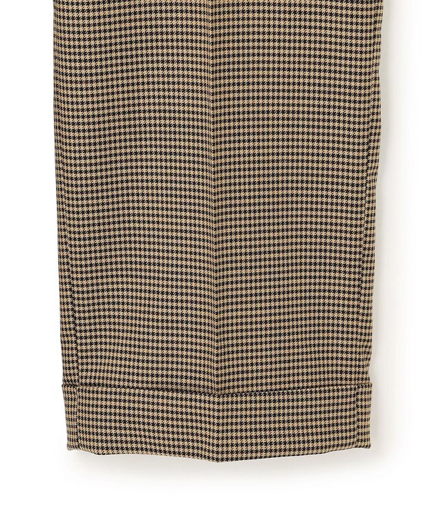 J.PRESS MEN 【J.PRESS ORIGINALS】Wool Polyester Gun Club Check Spindle New Piped Stem Slacks ベージュ系4