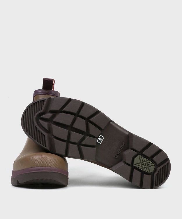 Paul Smith Loves Barbour カラーブロック サイドゴアレインブーツ