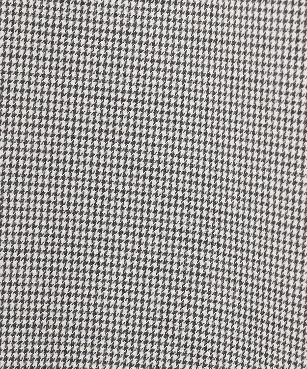 J.PRESS LADIES L 【洗える】シャークスキンハウンドトゥース セミワイド パンツ ライトグレーチェック系3