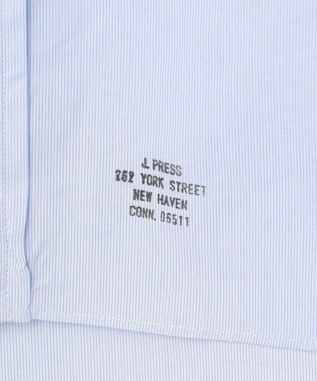 J.PRESS MEN ヘアラインストライプ シャツ / B.D. サックスブルー系1