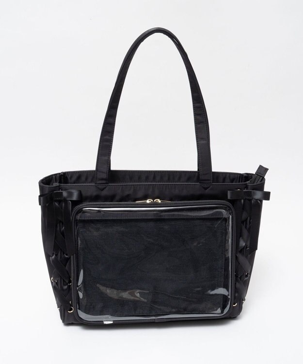 WEGO 【痛バ＆推し活グッズ】レースアップフレーム痛バッグS【一部店舗限定】 ブラックその他