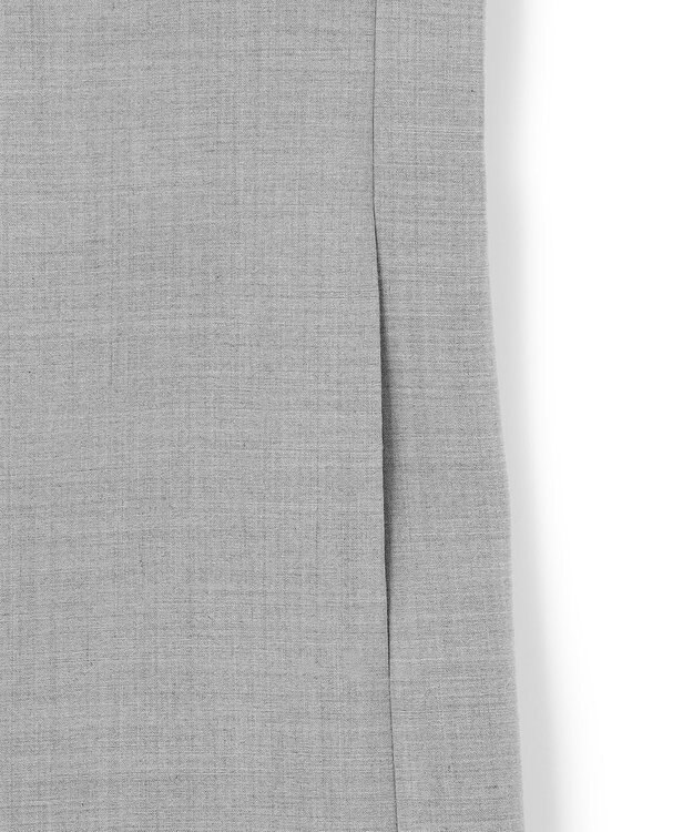 ICB L モスリンボンディング ジャンパースカート ライトグレー系