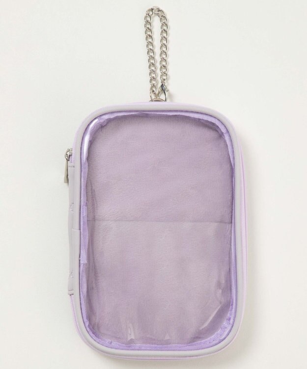 WEGO 【痛バ＆推し活グッズ】パールキルティングアクリルスタンドポーチ ライトパープル