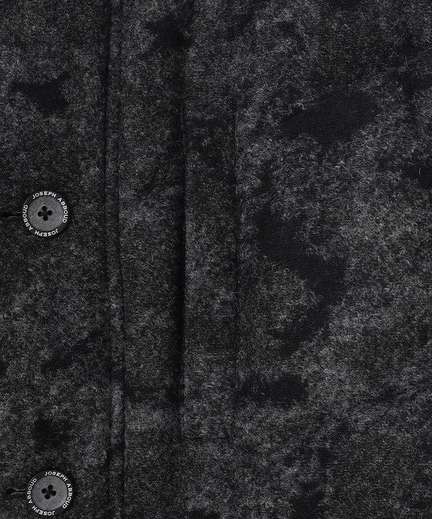 JOSEPH ABBOUD MOUNTAIN 【イタリア素材/ECOファー/9ポケット/ダウン/男女兼用】スライバーカモフラージュ　ダウンコート グレー系7