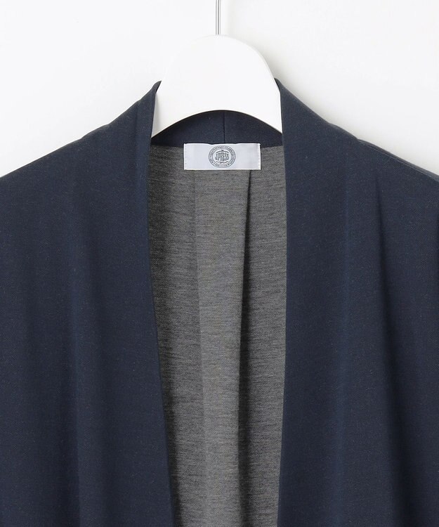 J.PRESS LADIES L セルロースリバー カーディガン ダルブルー系