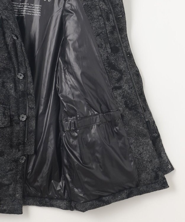 JOSEPH ABBOUD MOUNTAIN 【イタリア素材/ECOファー/9ポケット/ダウン/男女兼用】スライバーカモフラージュ　ダウンコート グレー系7