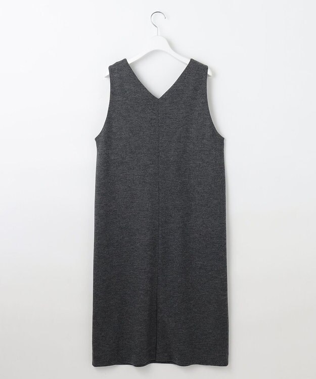 J.PRESS LADIES L 【洗える】ウールスムース ジャンパースカート グレー系