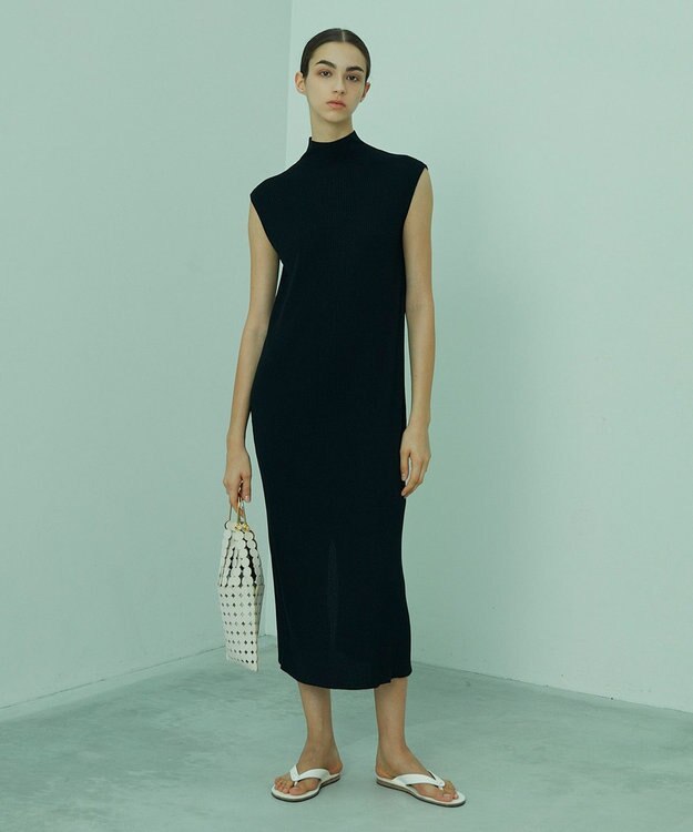 BEIGE， GINGKO / Iラインワンピース Black