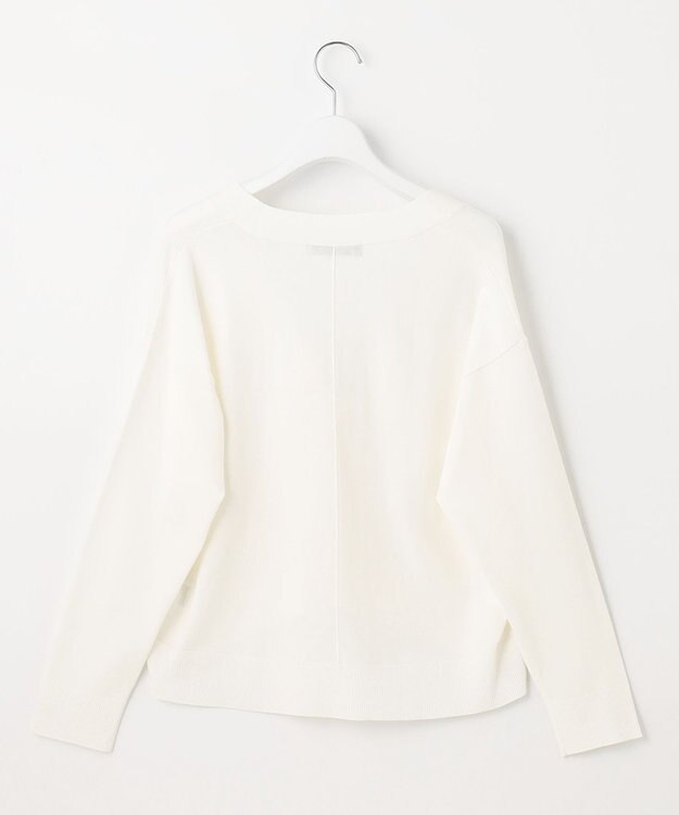 UNFILO UVモイストニット カーディガン オフ