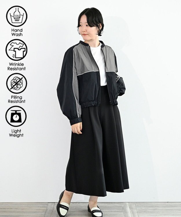 FORFORMO Ruffle Collar Blouson ラッフルカラーブルゾン グレー