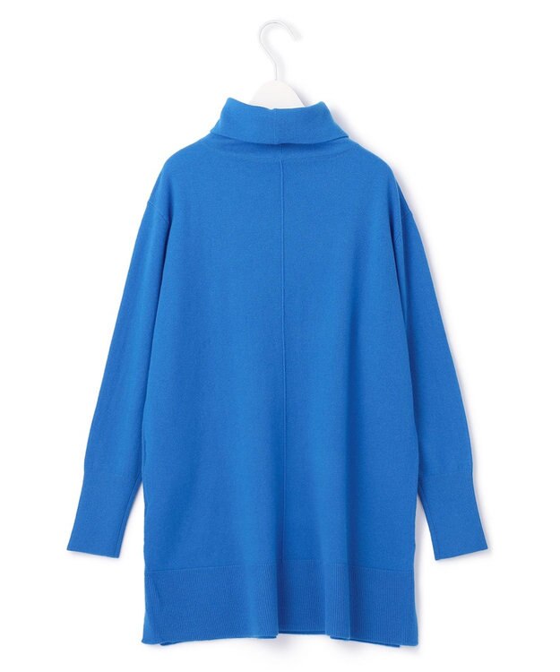 ICB 【洗える】ソフトウールハイゲージ ハイネックプルオーバー サファイア系