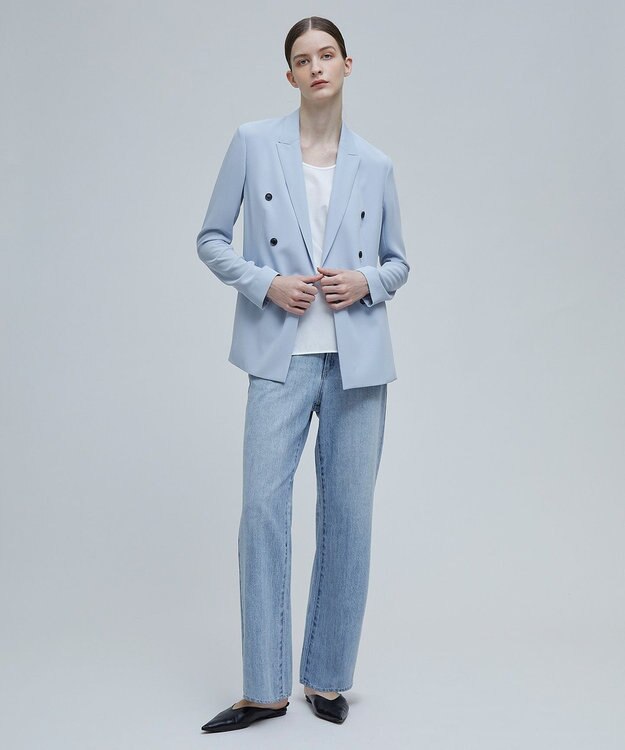 BEIGE， SAMUEL / シアーバックジャケット Sax