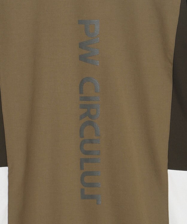 PW CIRCULUS 【ストレッチ素材】【MEN】トラックジャケット ゴルフ カーキ系