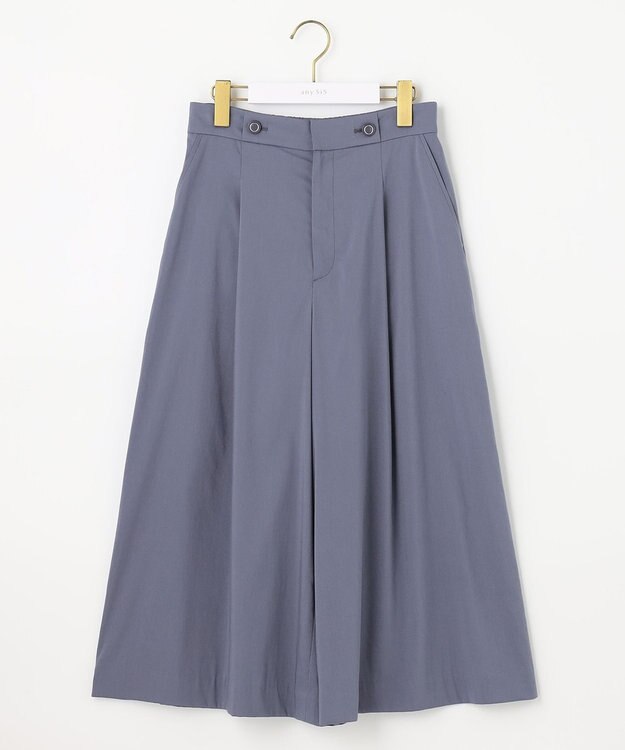 ANY SIS 【美人百花7月号掲載】エアリー ワイドクロップド パンツ ダルブルー系