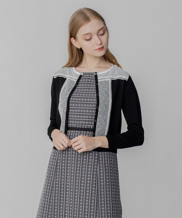 TOCCA 【洗える！】CHAMPS ELYSEES カーディガン ブラック系