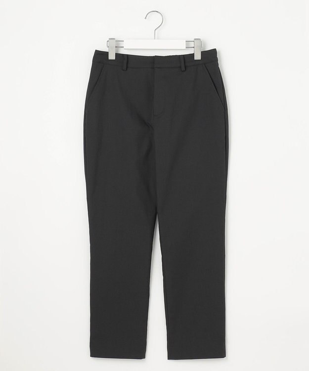 J.PRESS LADIES L 【洗える・撥水】中空タスランチノ テーパード パンツ ブラック系