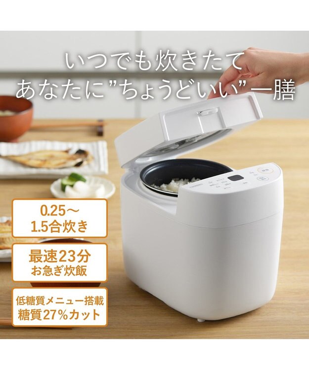 YAMATO テーブル＆キッチン 【TWINBIRD】マイコン炊飯ジャー  ホワイト  RM-4547W ホワイト